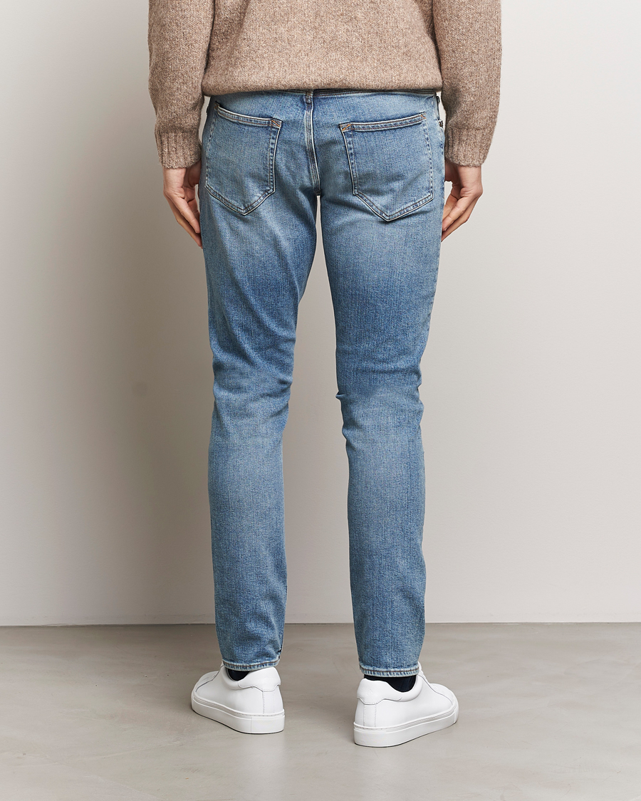 Homme | Jeans | Tiger of Sweden | Pistolero Stretch Cotton Jeans 3 Year Vintage Blue