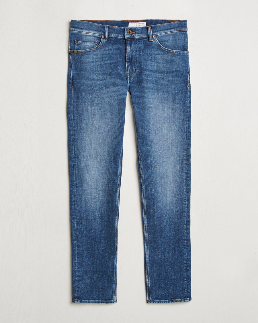 Homme | Jeans | Tiger of Sweden | Evolve Stretch Cotton Jeans Medium Blue