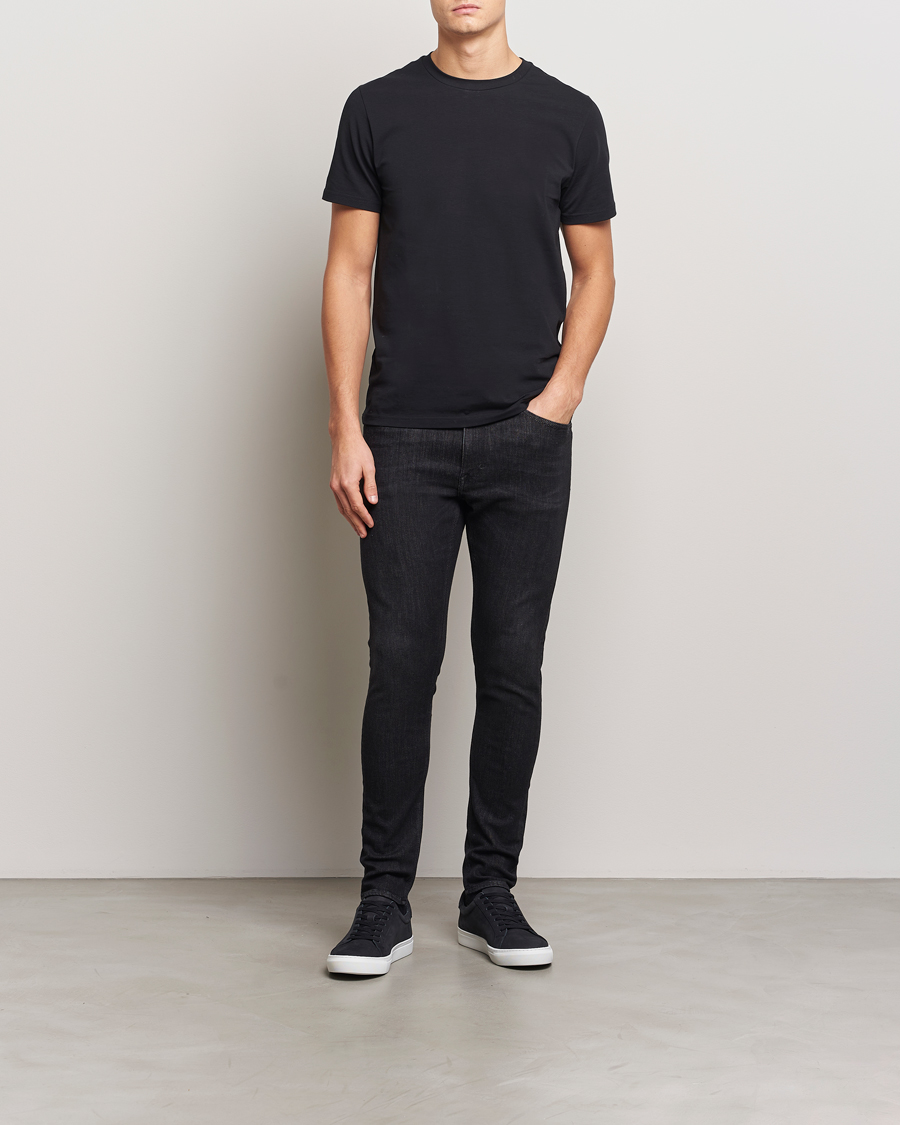 Homme | Jeans | Tiger of Sweden | Evolve Stretch Cotton Jeans Washed Black