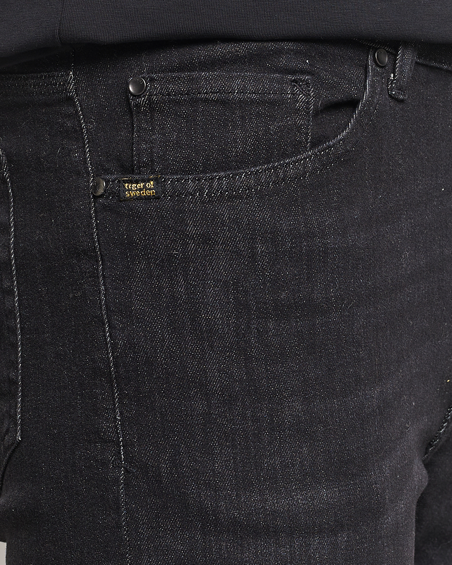 Homme | Jeans | Tiger of Sweden | Evolve Stretch Cotton Jeans Washed Black