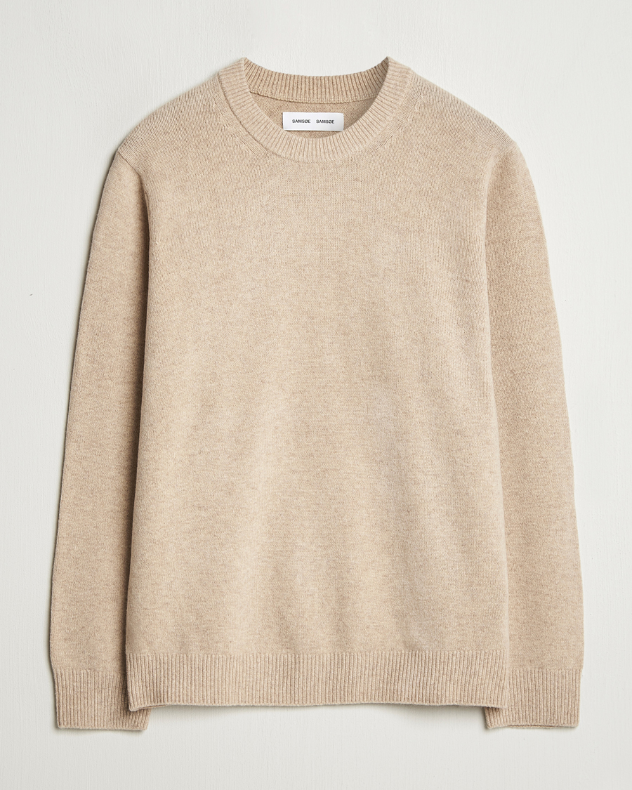 Homme | Pulls Et Tricots | Samsøe Samsøe | Isak Knitted Crew Neck Seneca Rock
