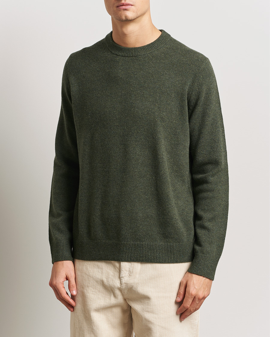 Homme | Pulls Et Tricots | Samsøe Samsøe | Isak Knitted Crew Neck Forest Night