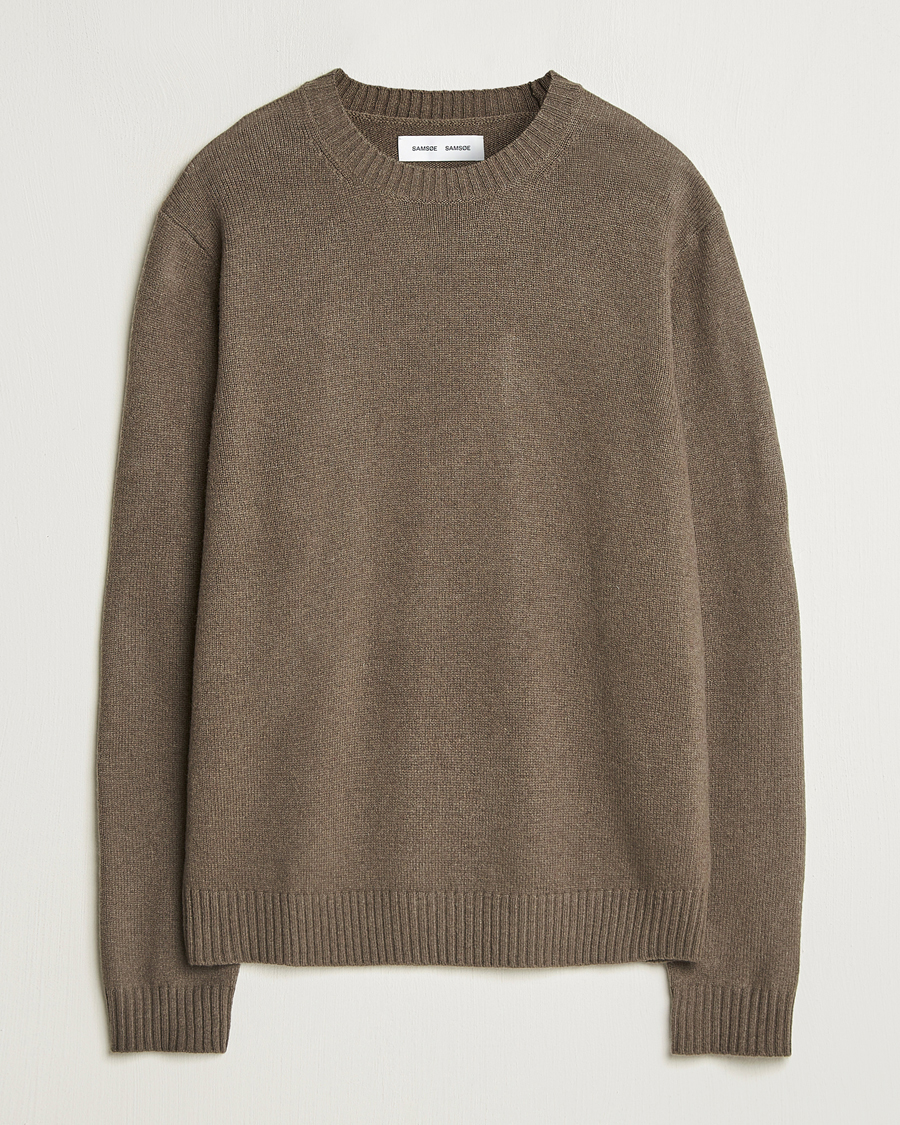 Homme | Pulls Et Tricots | Samsøe Samsøe | Sylli Wool Crew Neck Bungee Cord