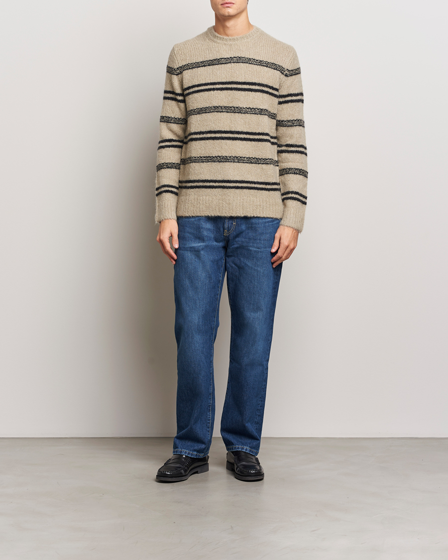 Homme | Pulls Et Tricots | Samsøe Samsøe | Arin Alpaca Striped Sweater Seneca Rock