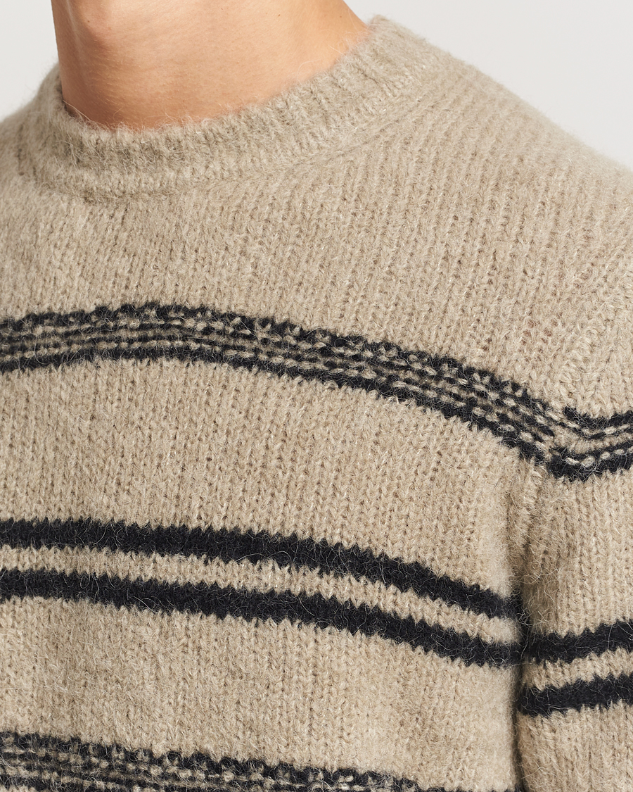 Homme | Pulls Et Tricots | Samsøe Samsøe | Arin Alpaca Striped Sweater Seneca Rock