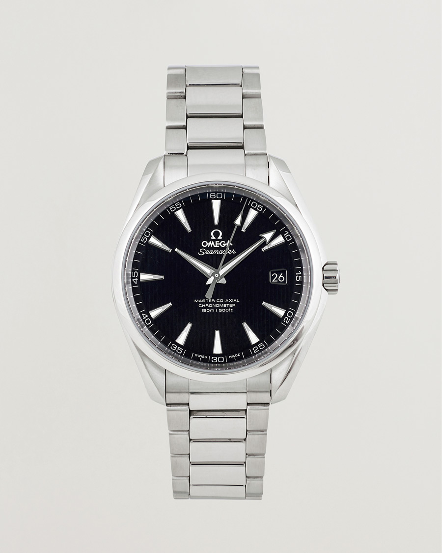 Homme | Omega Pre-Owned Seamaster Aqua Terra Silver | Omega Pre-Owned | Seamaster Aqua Terra Silver