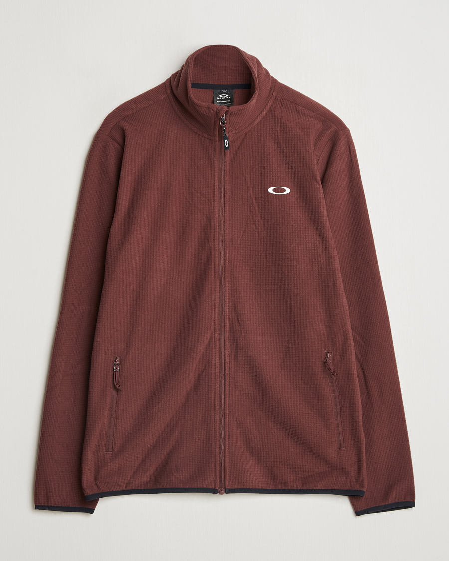 Homme | Pulls Et Tricots | Oakley | Alpine Full Zip Sweatshirt Grenache