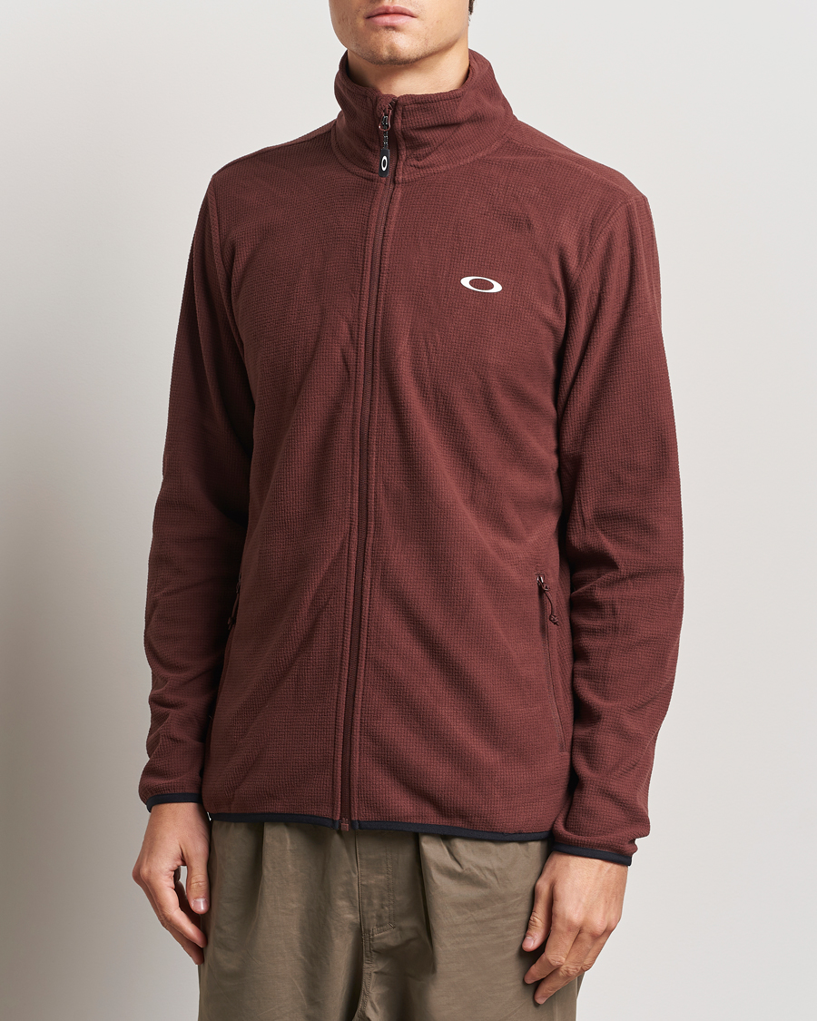 Homme | Pulls Et Tricots | Oakley | Alpine Full Zip Sweatshirt Grenache
