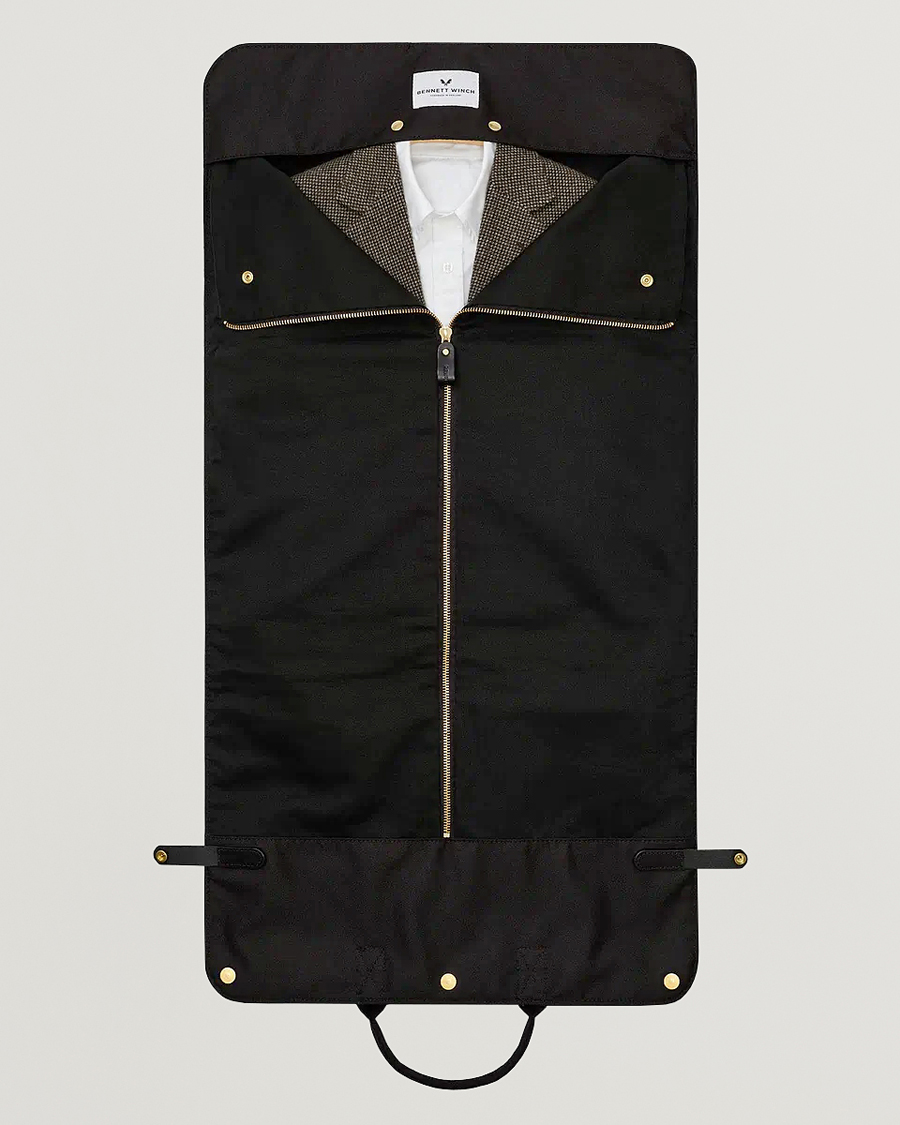 Homme | Bennett Winch Nylon Trifold Suit Carrier Black | Bennett Winch | Nylon Trifold Suit Carrier Black