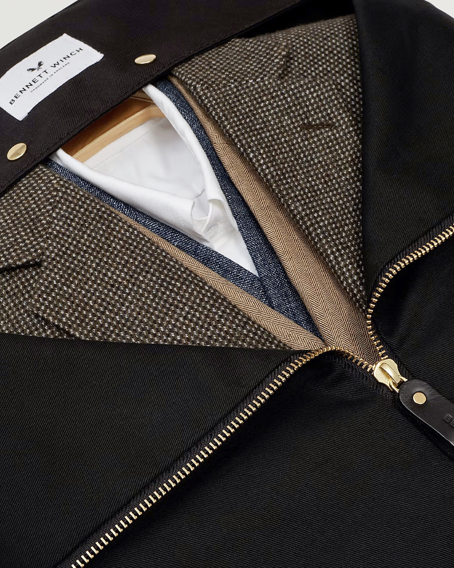 Homme | Bennett Winch Nylon Trifold Suit Carrier Black | Bennett Winch | Nylon Trifold Suit Carrier Black