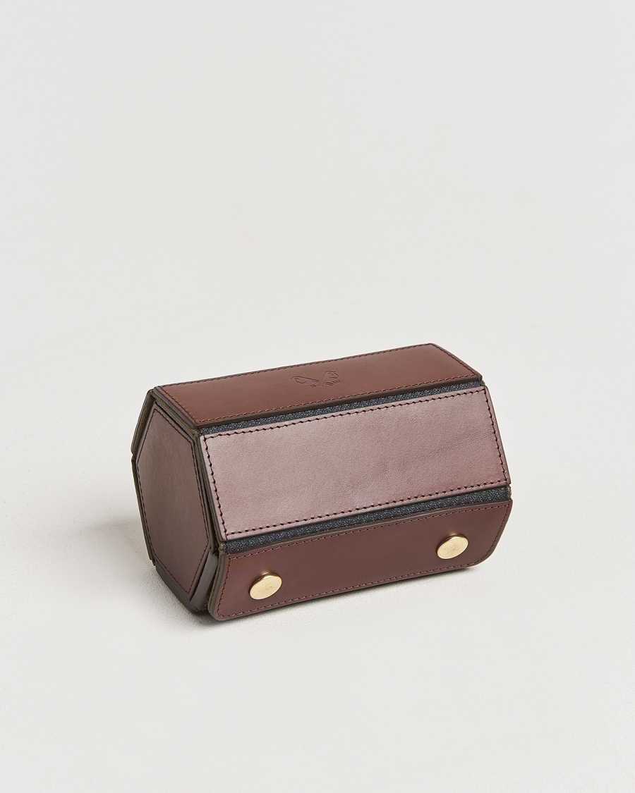 Homme | Remontoirs de montre et boîtes | Bennett Winch | Double Watch Roll Brown