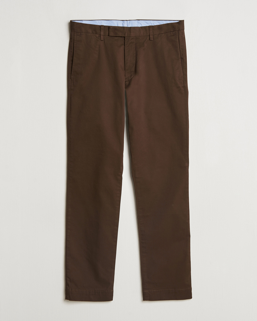 Homme | Pantalons | Polo Ralph Lauren | Slim Fit Stretch Chinos Dark Brown