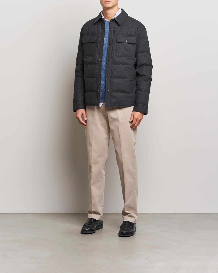Homme | Manteaux Et Vestes | Polo Ralph Lauren | Lewis Quilted Insulated Shirt Jacket Dark Charcoal