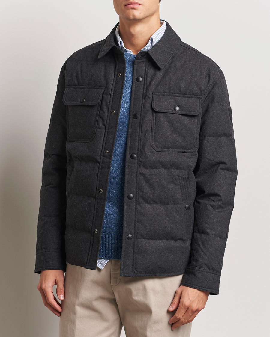 Homme | Manteaux Et Vestes | Polo Ralph Lauren | Lewis Quilted Insulated Shirt Jacket Dark Charcoal