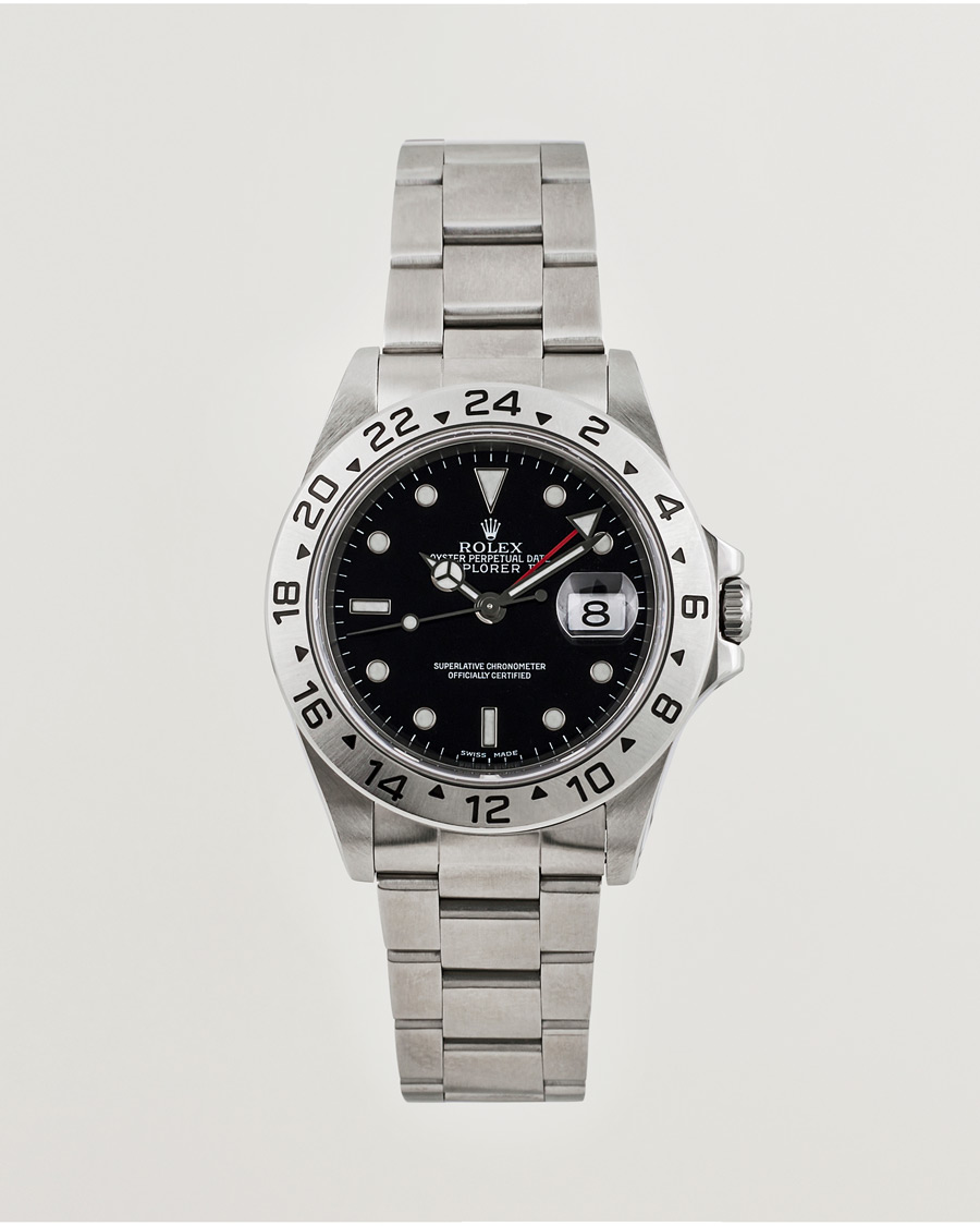 Homme | Rolex Pre-Owned Explorer II 16570 Silver | Rolex Pre-Owned | Explorer II 16570 Silver
