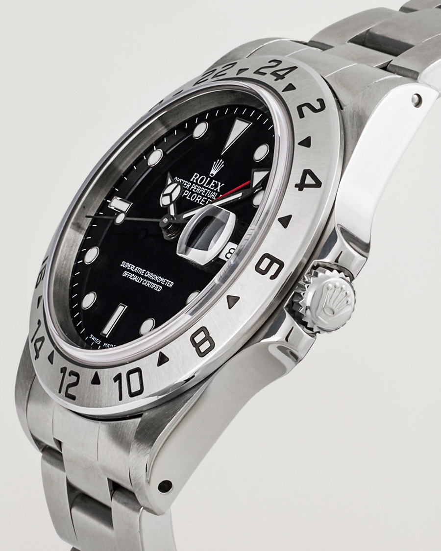 Homme | Rolex Pre-Owned Explorer II 16570 Silver | Rolex Pre-Owned | Explorer II 16570 Silver