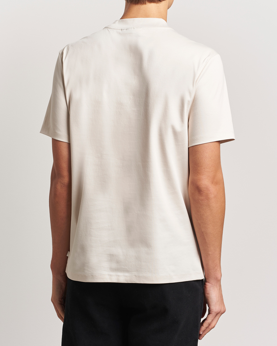 Homme | T-shirts | J.Lindeberg | Ace Mock Neck T-Shirt Moonbeam