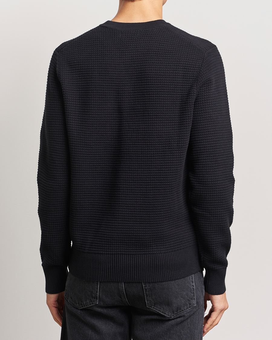 Homme | Pulls Et Tricots | J.Lindeberg | Oliver Structure Cotton Sweater Black
