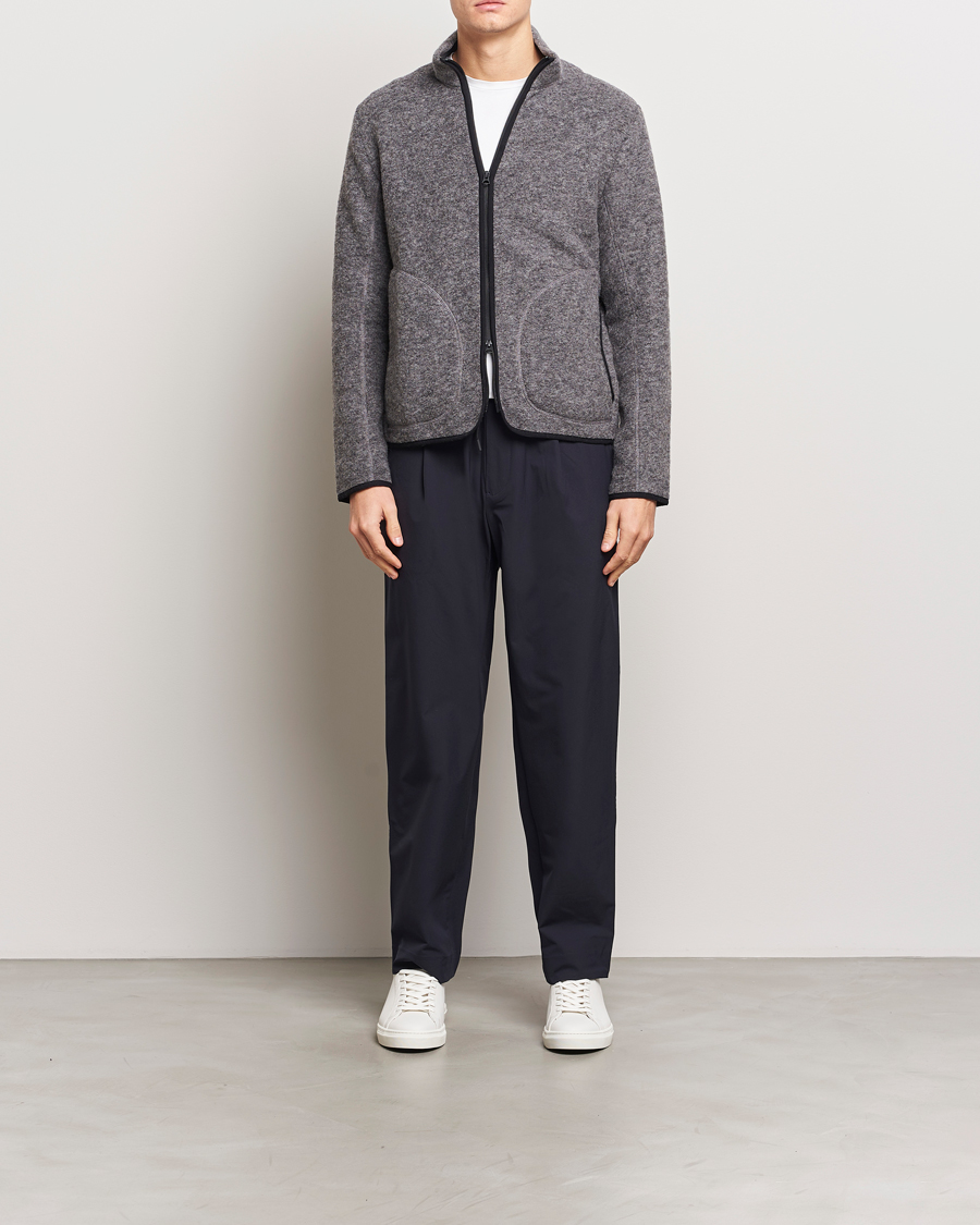 Homme | Pantalons | J.Lindeberg | Jin DS Pleated Pants Navy