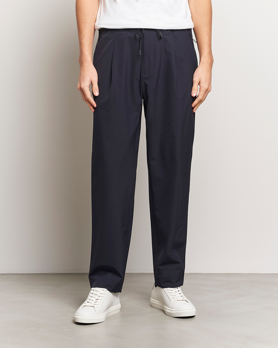 Homme | Pantalons | J.Lindeberg | Jin DS Pleated Pants Navy