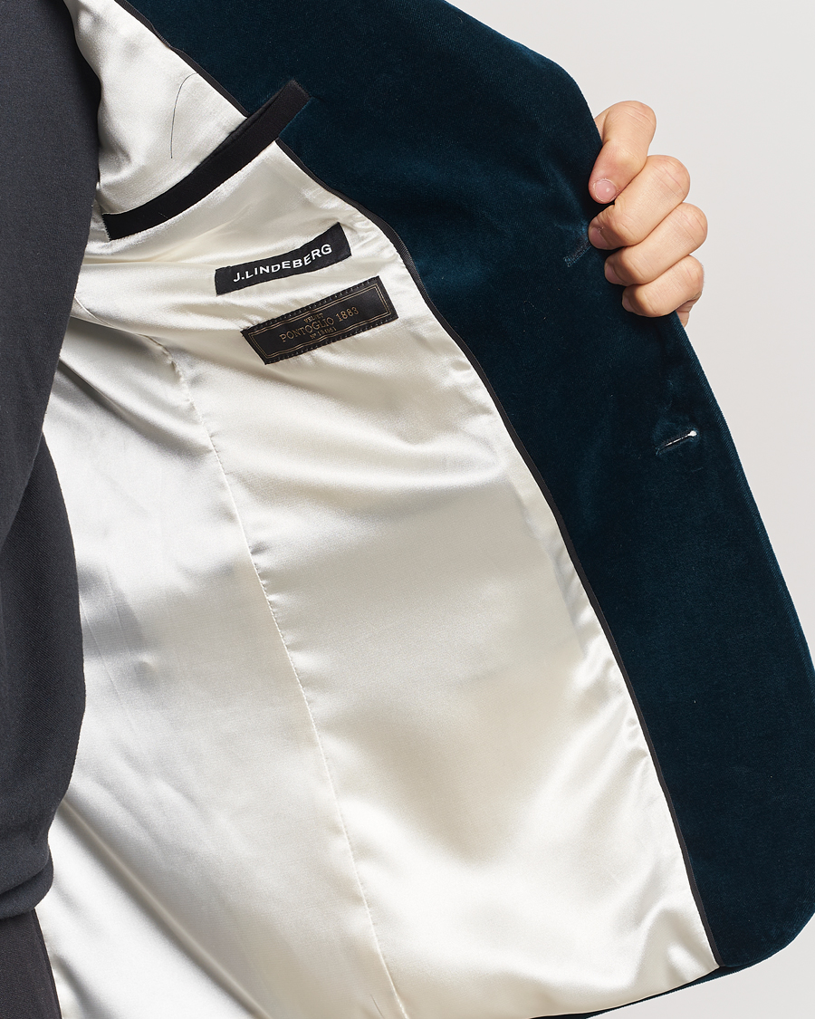 Homme | Blazers | J.Lindeberg | Lenny Velvet Blazer Key Largo