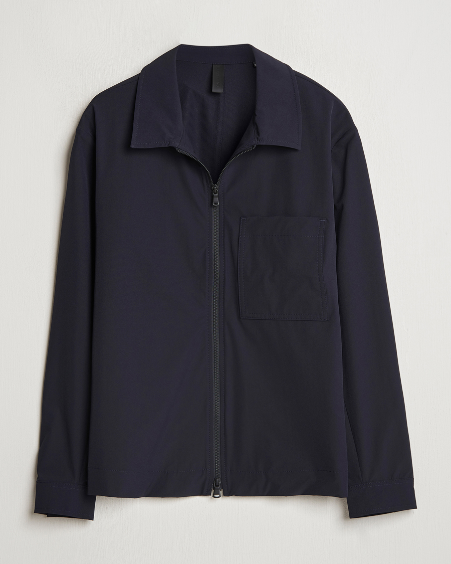 Homme | Chemises | J.Lindeberg | Jake Zipped Overshirt Navy