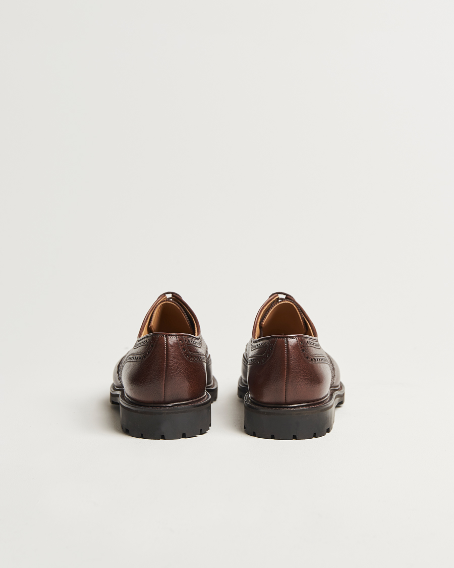 Homme | Crockett & Jones Pembroke Milled Grain Vibram Dark Brown | Crockett & Jones | Pembroke Milled Grain Vibram Dark Brown