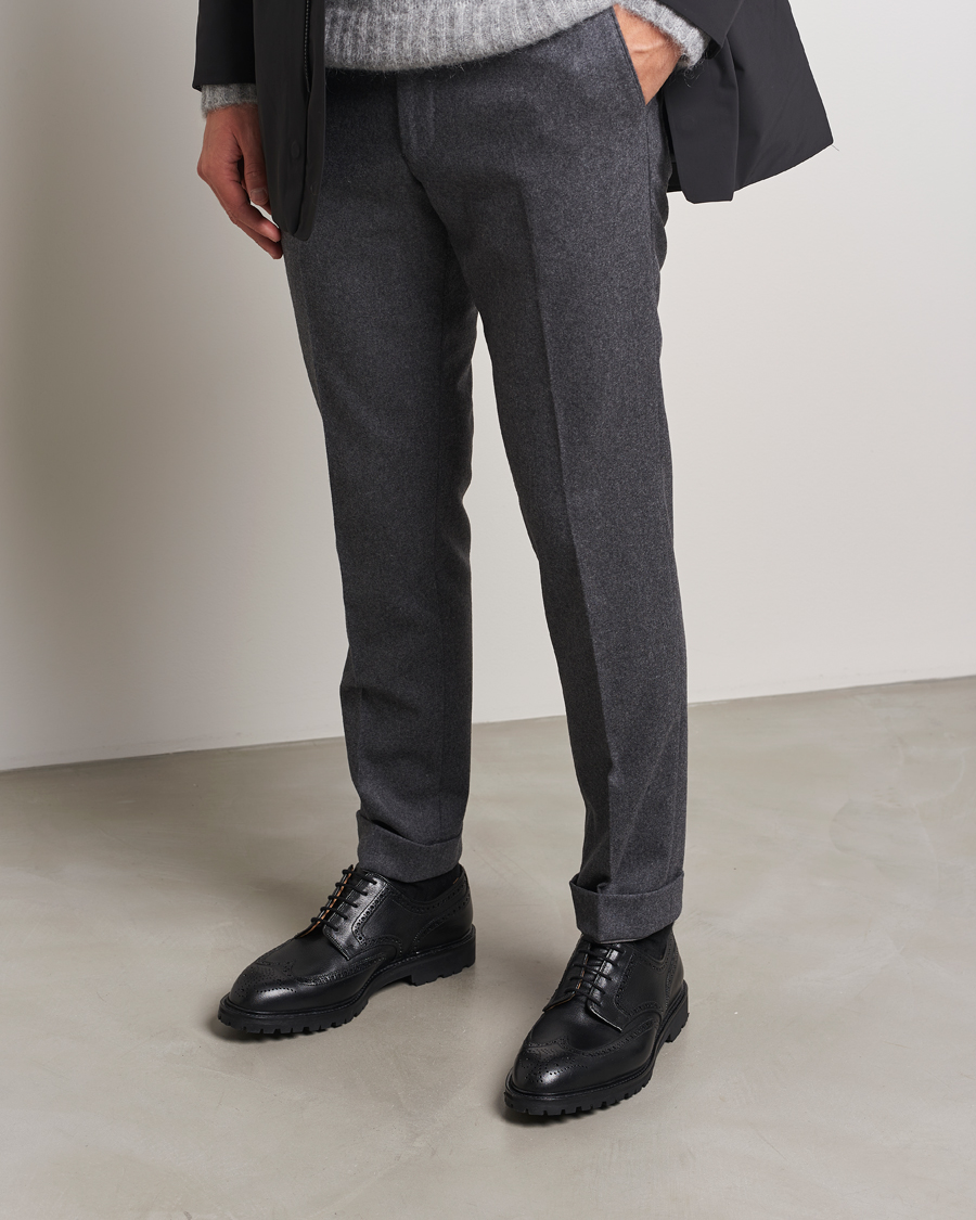 Homme | Richelieus | Crockett & Jones | Pembroke Milled Grain Vibram Black