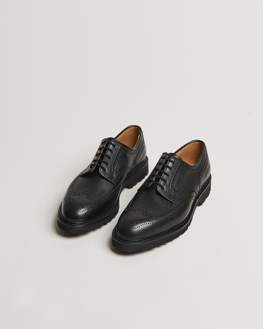 Homme | Crockett & Jones Pembroke Milled Grain Vibram Vi-Lite Black | Crockett & Jones | Pembroke Milled Grain Vibram Vi-Lite Black
