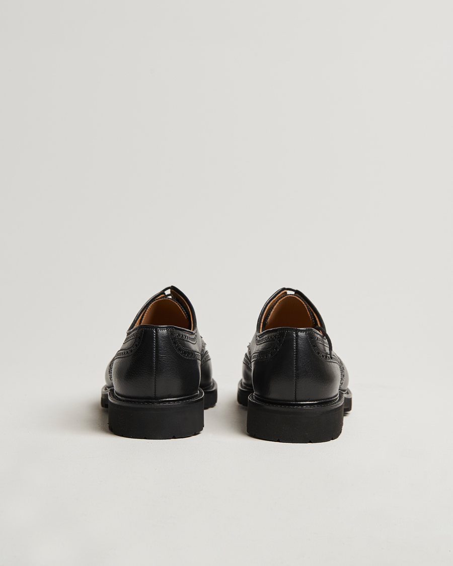 Homme | Richelieus | Crockett & Jones | Pembroke Milled Grain Vibram Vi-Lite Black