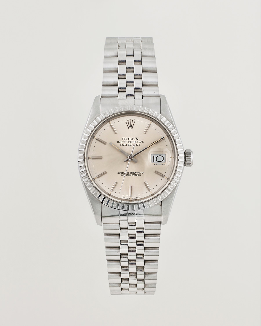 Homme | Rolex Pre-Owned Datejust 16030 Silver | Rolex Pre-Owned | Datejust 16030 Silver