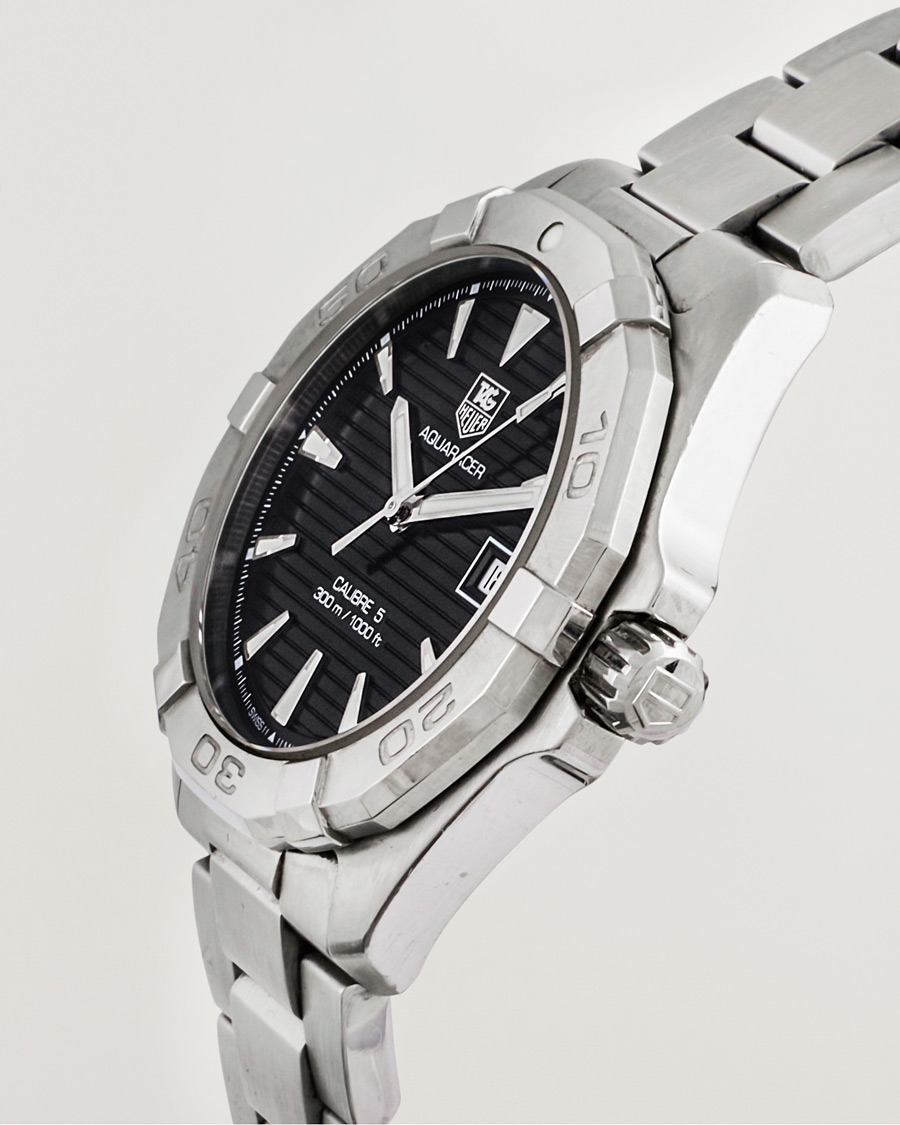 Homme | Tag Heuer Pre-Owned Aquaracer 300M Caliber 5 Silver | Tag Heuer Pre-Owned | Aquaracer 300M Caliber 5 Silver