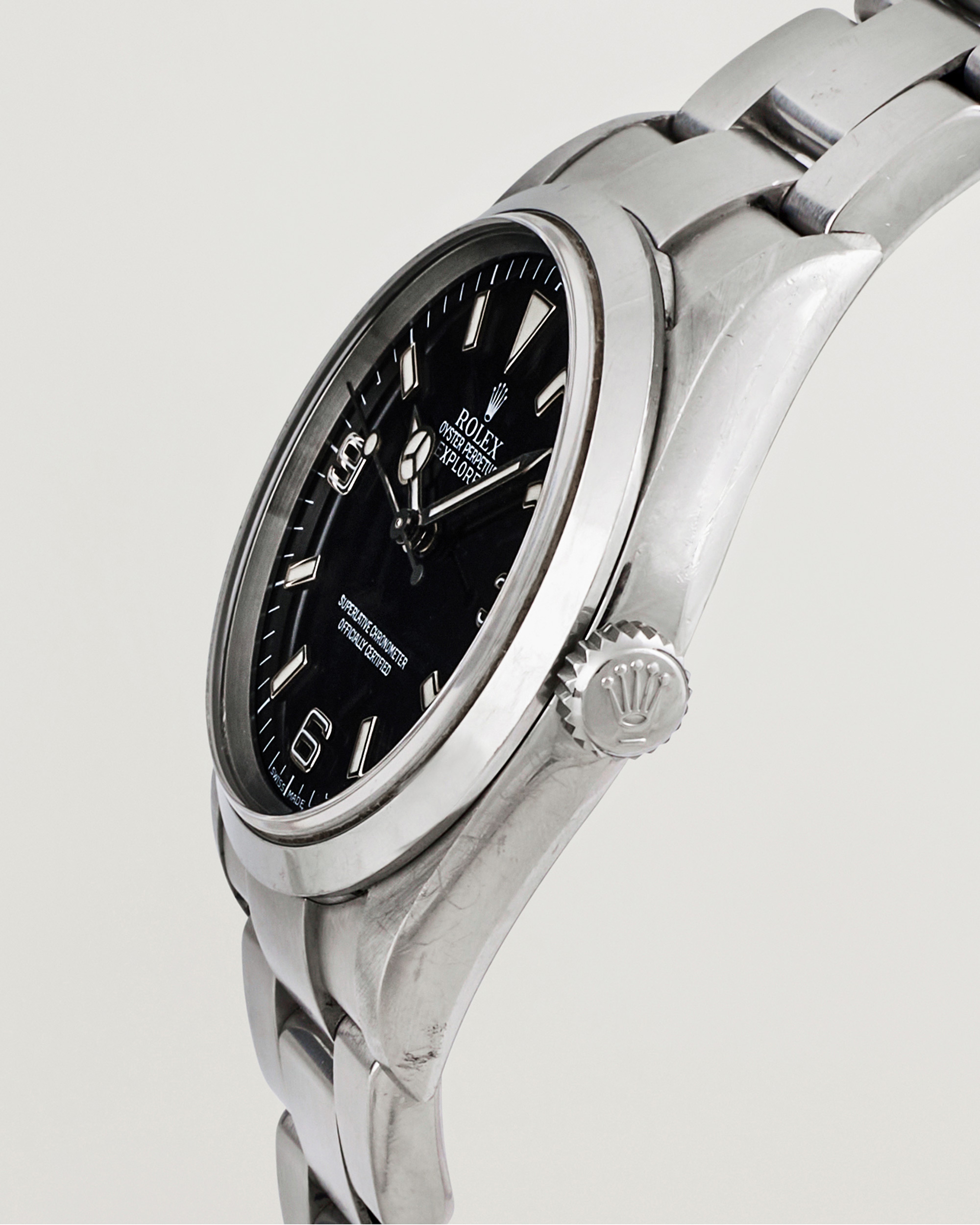 Homme | Rolex Pre-Owned Explorer 114270 Silver | Rolex Pre-Owned | Explorer 114270 Silver