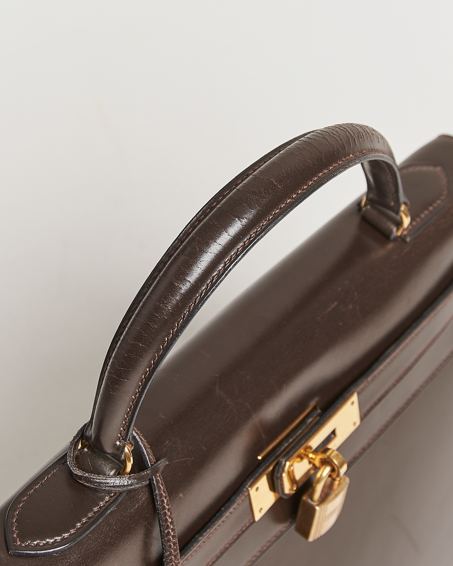 Homme | Hermès Pre-Owned Kelly 32 Handbag Brown | Hermès Pre-Owned | Kelly 32 Handbag Brown