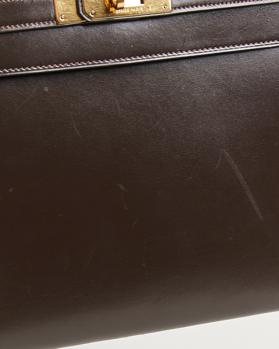 Homme | Hermès Pre-Owned Kelly 32 Handbag Brown | Hermès Pre-Owned | Kelly 32 Handbag Brown
