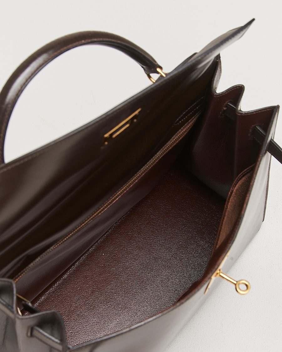 Homme | Hermès Pre-Owned Kelly 32 Handbag Brown | Hermès Pre-Owned | Kelly 32 Handbag Brown