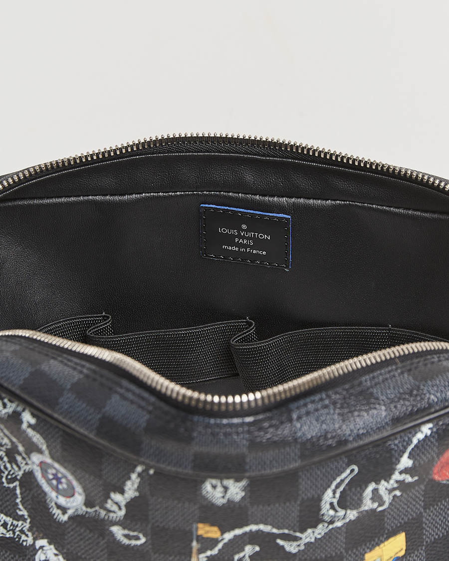 Homme | Louis Vuitton Pre-Owned Renaissance Trousse Toilette Bag | Louis Vuitton Pre-Owned | Renaissance Trousse Toilette Bag