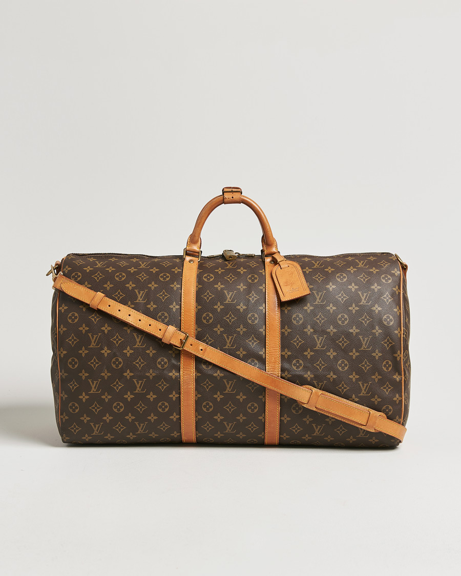 Homme | Louis Vuitton Pre-Owned Keepall Bandoulière 60 Monogram | Louis Vuitton Pre-Owned | Keepall Bandoulière 60 Monogram
