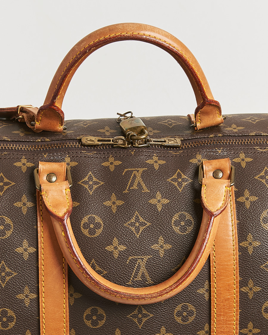 Homme | Louis Vuitton Pre-Owned Keepall Bandoulière 60 Monogram | Louis Vuitton Pre-Owned | Keepall Bandoulière 60 Monogram