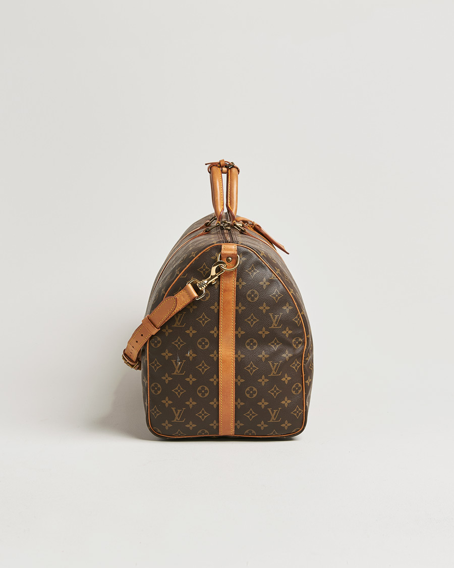 Homme | Louis Vuitton Pre-Owned Keepall Bandoulière 60 Monogram | Louis Vuitton Pre-Owned | Keepall Bandoulière 60 Monogram