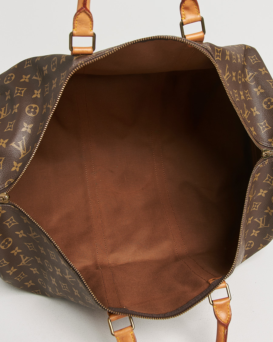 Homme | Louis Vuitton Pre-Owned Keepall Bandoulière 60 Monogram | Louis Vuitton Pre-Owned | Keepall Bandoulière 60 Monogram