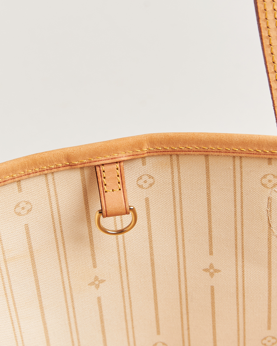 Homme | Louis Vuitton Pre-Owned Neverfull MM Totebag Damier Azur | Louis Vuitton Pre-Owned | Neverfull MM Totebag Damier Azur