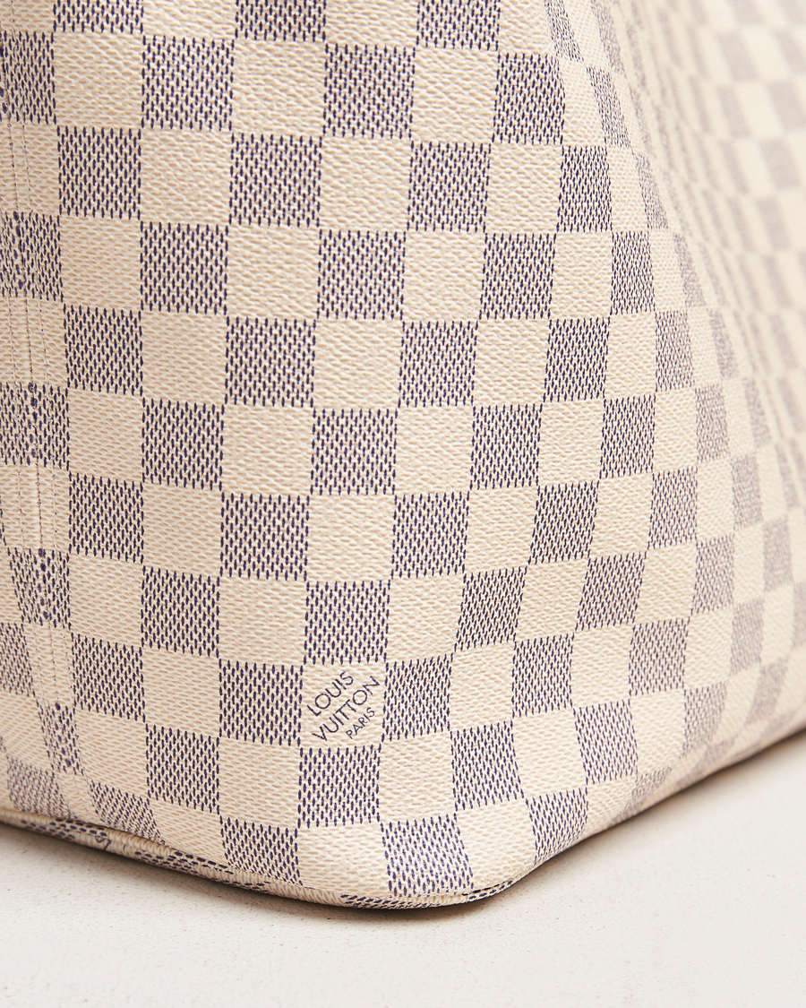 Homme | Louis Vuitton Pre-Owned Neverfull MM Totebag Damier Azur | Louis Vuitton Pre-Owned | Neverfull MM Totebag Damier Azur