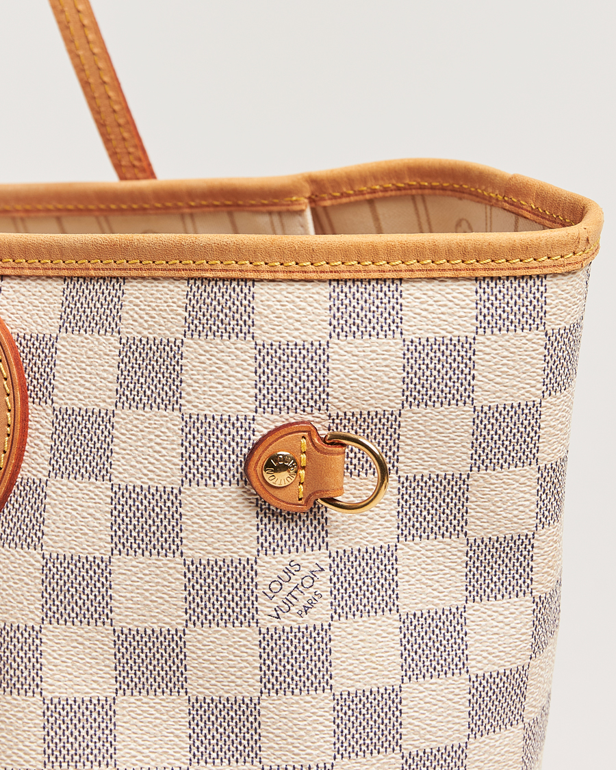 Homme | Louis Vuitton Pre-Owned Neverfull MM Totebag Damier Azur | Louis Vuitton Pre-Owned | Neverfull MM Totebag Damier Azur