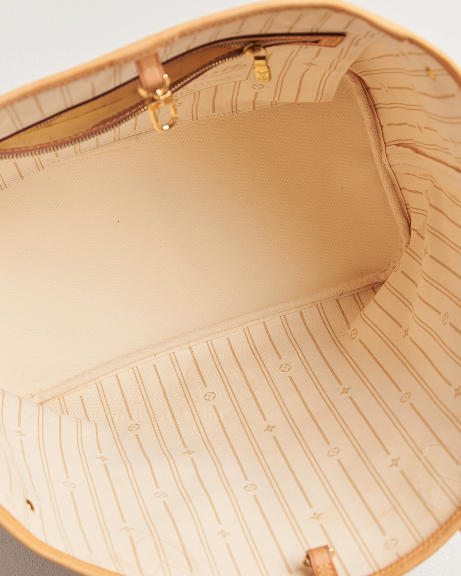 Homme | Louis Vuitton Pre-Owned Neverfull MM Totebag Damier Azur | Louis Vuitton Pre-Owned | Neverfull MM Totebag Damier Azur