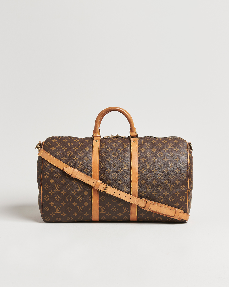 Homme | Louis Vuitton Pre-Owned Keepall Bandoulière 50 Monogram | Louis Vuitton Pre-Owned | Keepall Bandoulière 50 Monogram