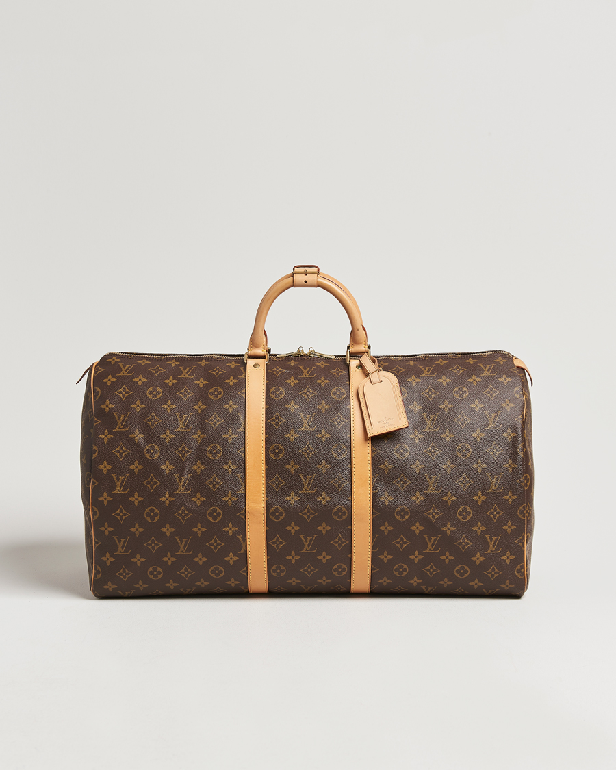 Homme | Louis Vuitton Pre-Owned Keepall 55 Monogram | Louis Vuitton Pre-Owned | Keepall 55 Monogram