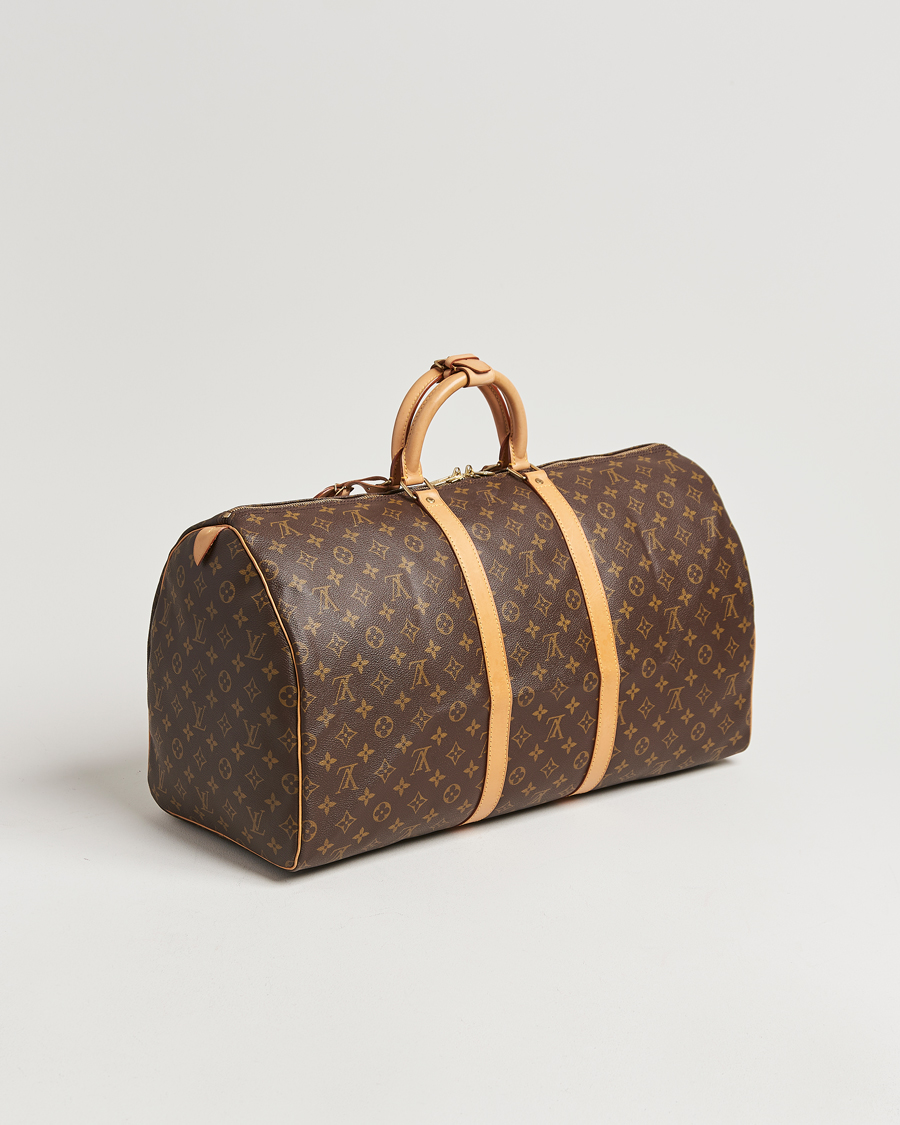 Homme | Louis Vuitton Pre-Owned Keepall 55 Monogram | Louis Vuitton Pre-Owned | Keepall 55 Monogram