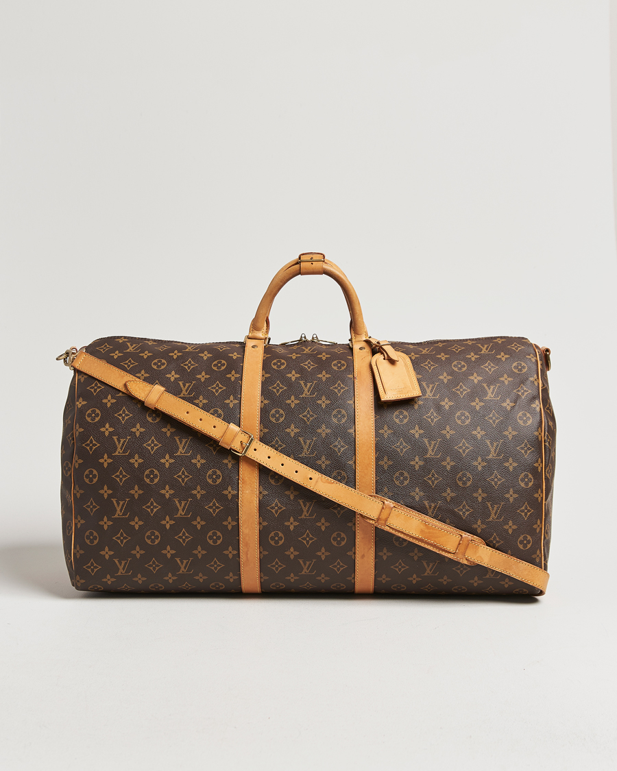 Homme | Louis Vuitton Pre-Owned Keepall Bandoulière 60 Monogram | Louis Vuitton Pre-Owned | Keepall Bandoulière 60 Monogram