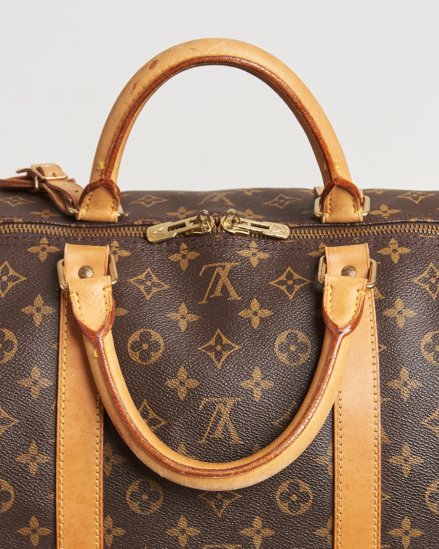 Homme | Louis Vuitton Pre-Owned Keepall Bandoulière 60 Monogram | Louis Vuitton Pre-Owned | Keepall Bandoulière 60 Monogram